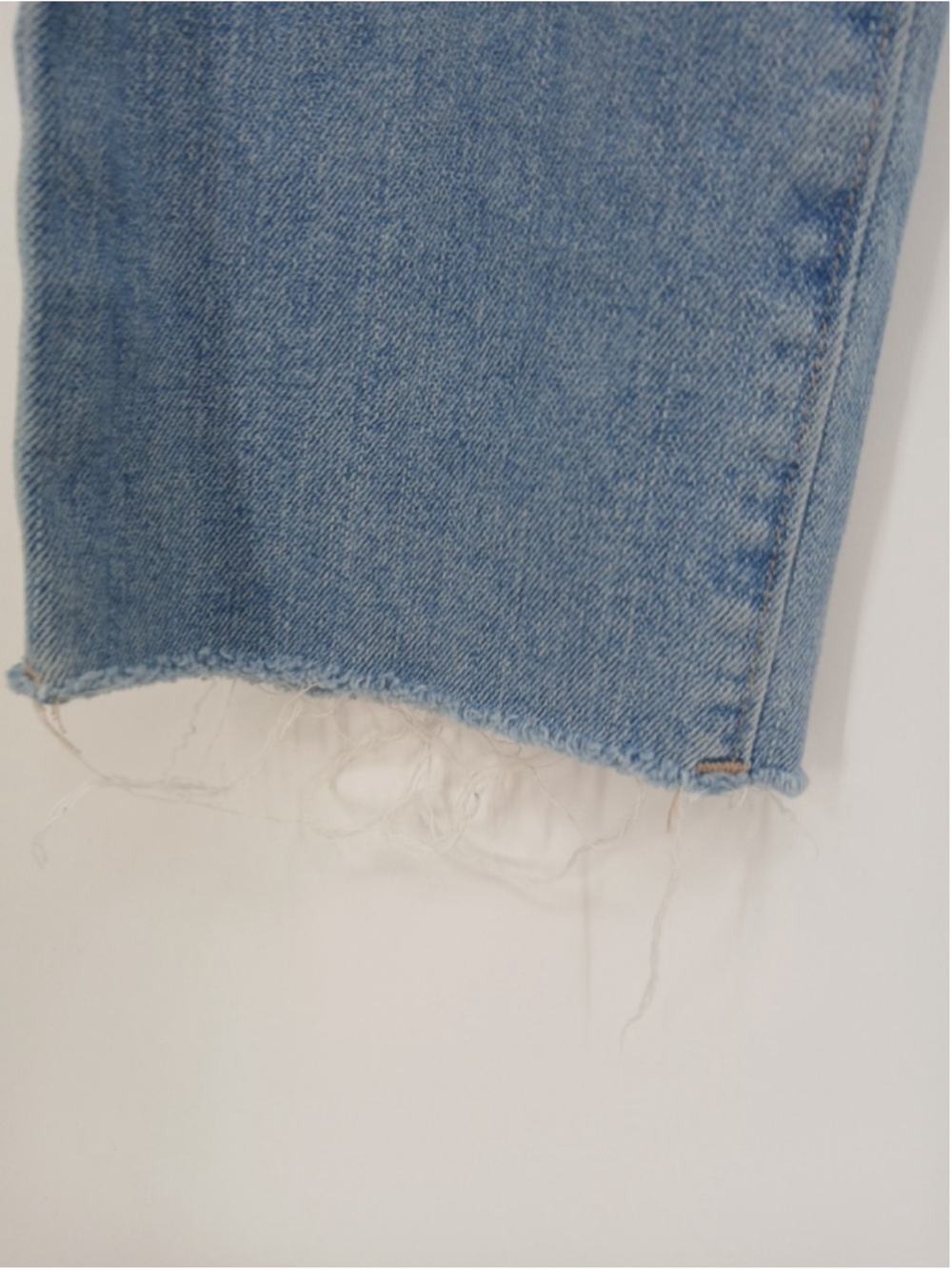 Hudson Jeans Blair High Rise Straight Crop Womens Size 26 Blue Distressed - Picture 9 of 16